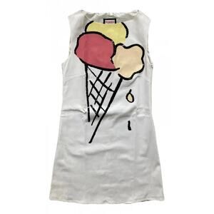 #203 NWT-FIORUCCI ICE CREAM MINI DRESS Sz: 46 (XL) Ret$415 LUXURY-BRAND SOLD OUT